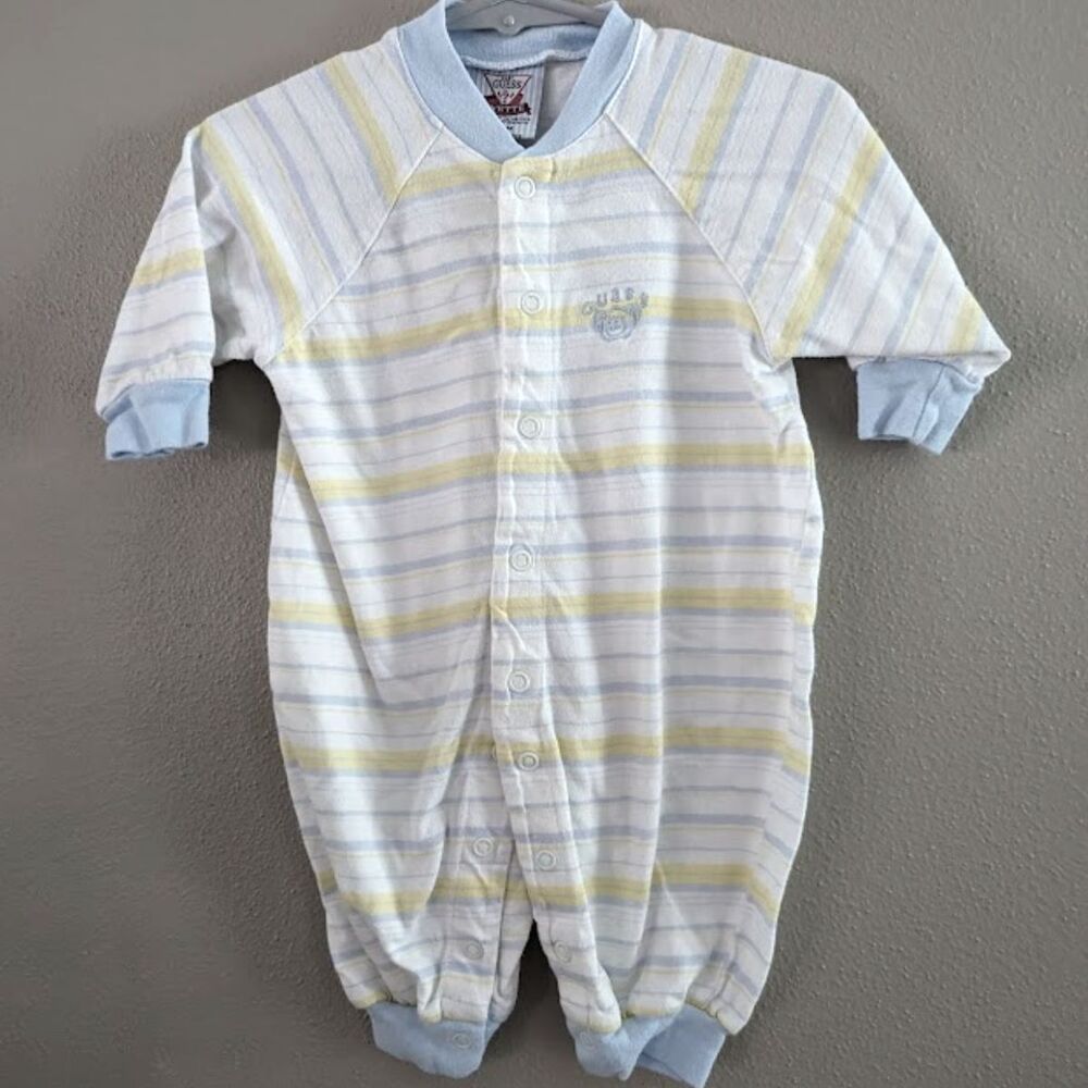 3/$20 6M Vintage Baby Guess Layette Relaxed Fit Oversized (K5)